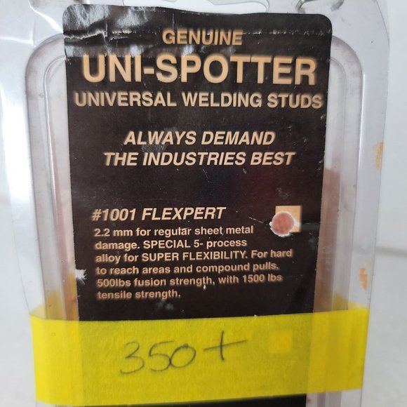 Uni Spotter Universal Welding Studs  Flexpert # 1001 2.2MM 350+ Studs Open Box - Picture 2 of 4